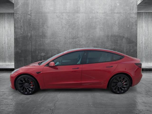 used 2023 Tesla Model 3 car, priced at $33,720