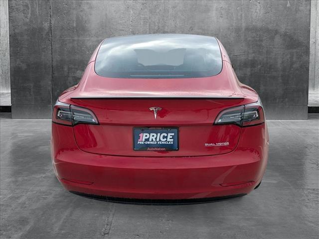 used 2023 Tesla Model 3 car, priced at $33,720