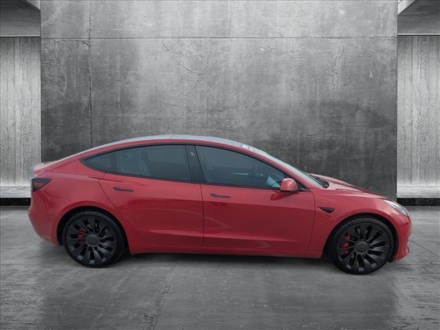 used 2023 Tesla Model 3 car, priced at $33,720