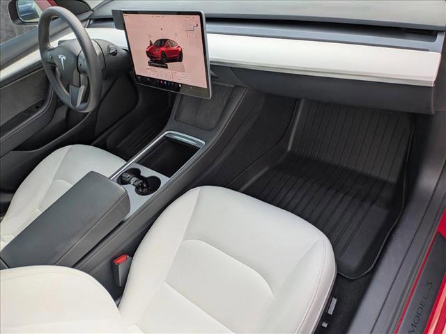 used 2023 Tesla Model 3 car, priced at $33,720