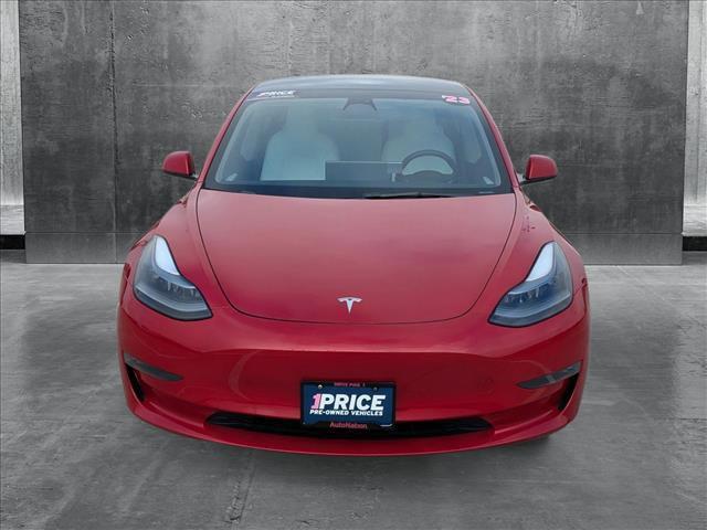 used 2023 Tesla Model 3 car, priced at $33,720