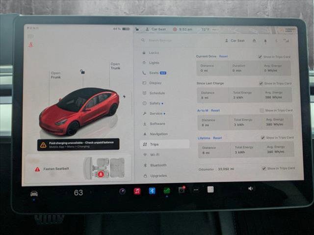 used 2023 Tesla Model 3 car, priced at $33,720