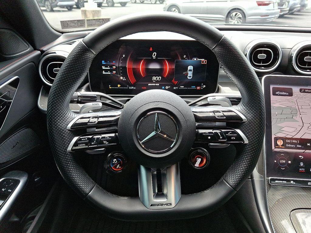used 2024 Mercedes-Benz AMG C 43 car, priced at $55,388