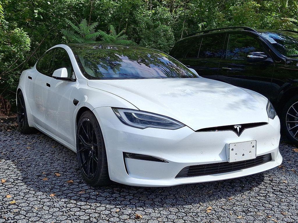 used 2021 Tesla Model S car, priced at $53,868