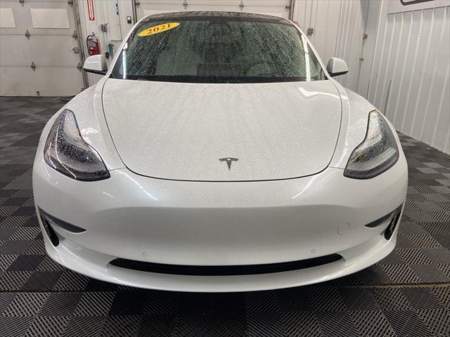 used 2021 Tesla Model 3 car, priced at $27,000