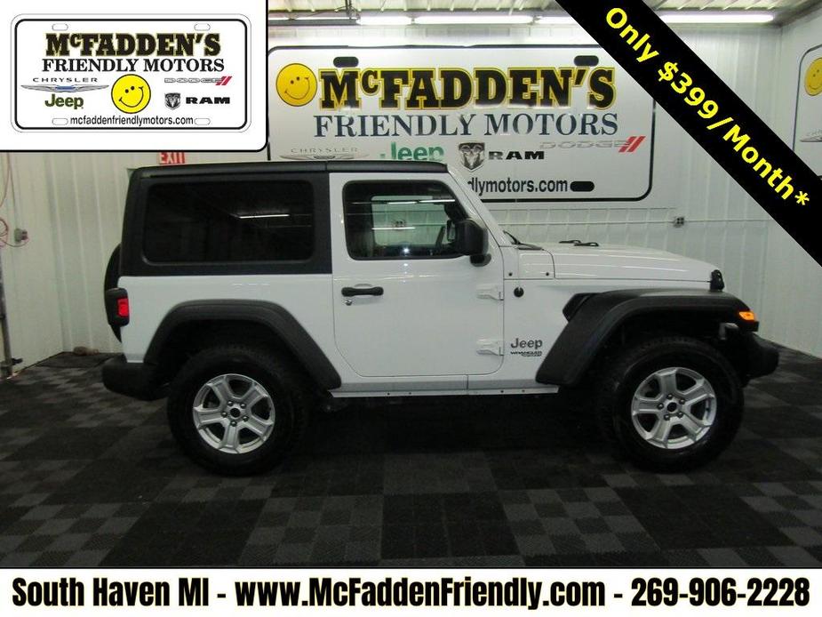 used 2021 Jeep Wrangler car, priced at $23,500