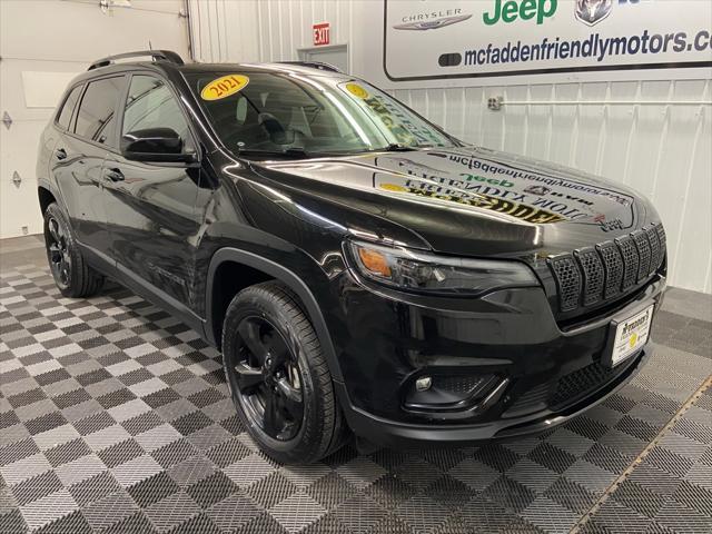 used 2021 Jeep Cherokee car, priced at $21,000