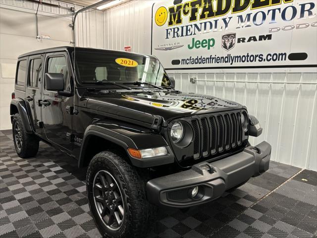 used 2021 Jeep Wrangler Unlimited car, priced at $29,000