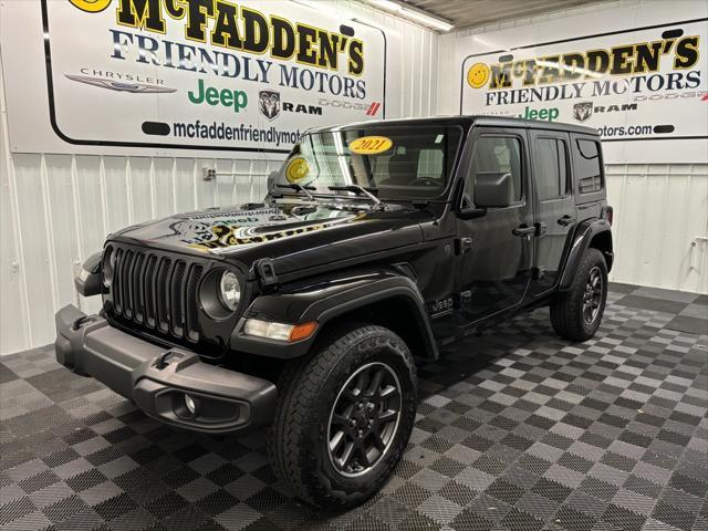 used 2021 Jeep Wrangler Unlimited car, priced at $29,000