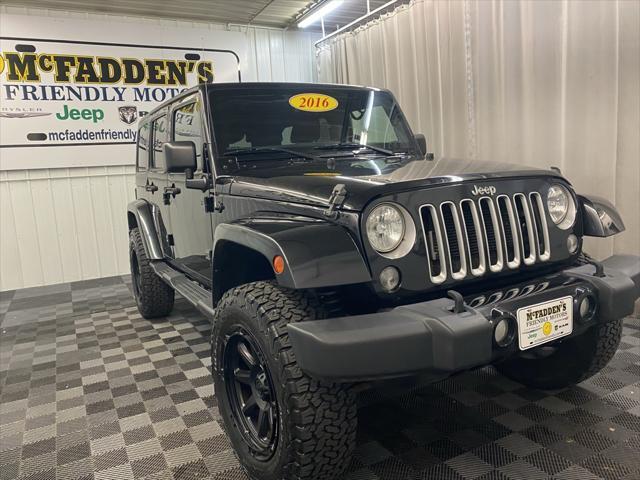 used 2016 Jeep Wrangler Unlimited car, priced at $22,000