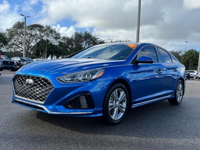 used 2018 Hyundai Sonata car, priced at $12,718