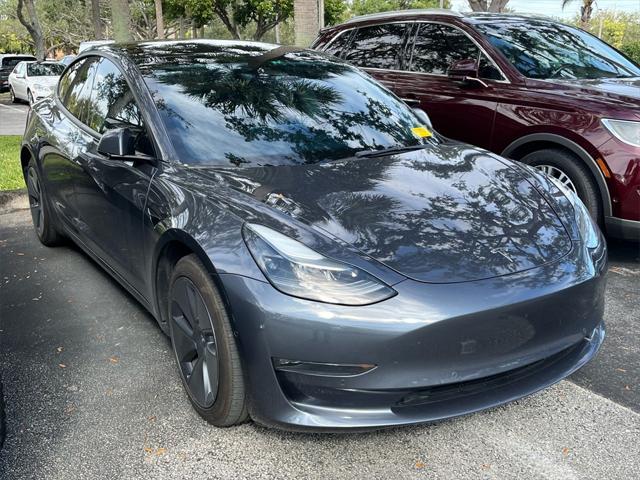 used 2022 Tesla Model 3 car, priced at $25,490