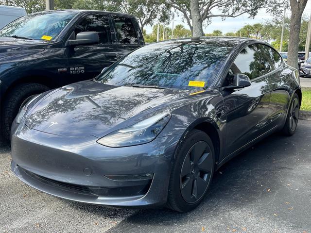 used 2022 Tesla Model 3 car, priced at $25,490