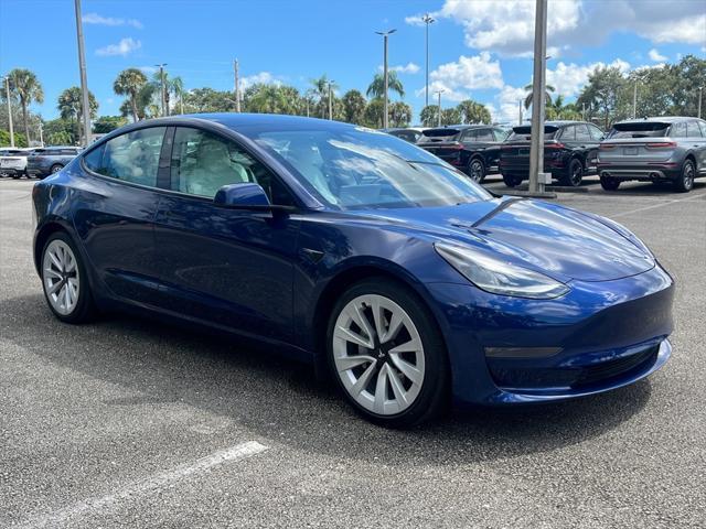 used 2021 Tesla Model 3 car, priced at $22,415