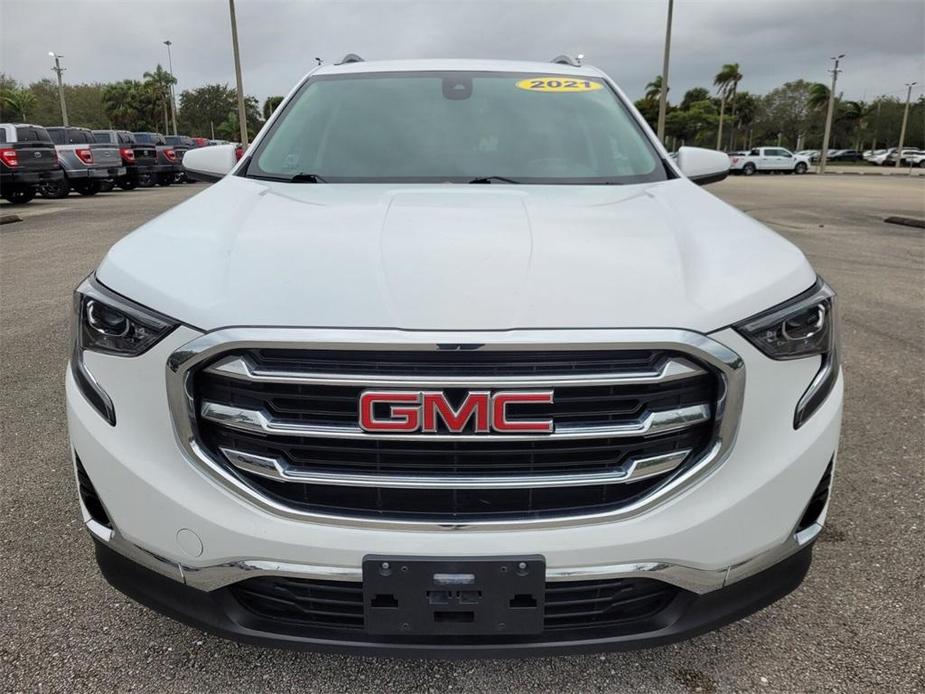 used 2021 GMC Terrain car, priced at $19,529