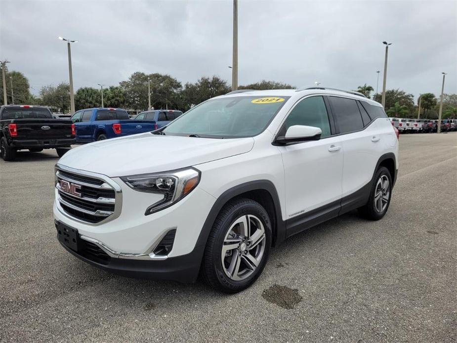 used 2021 GMC Terrain car, priced at $19,322