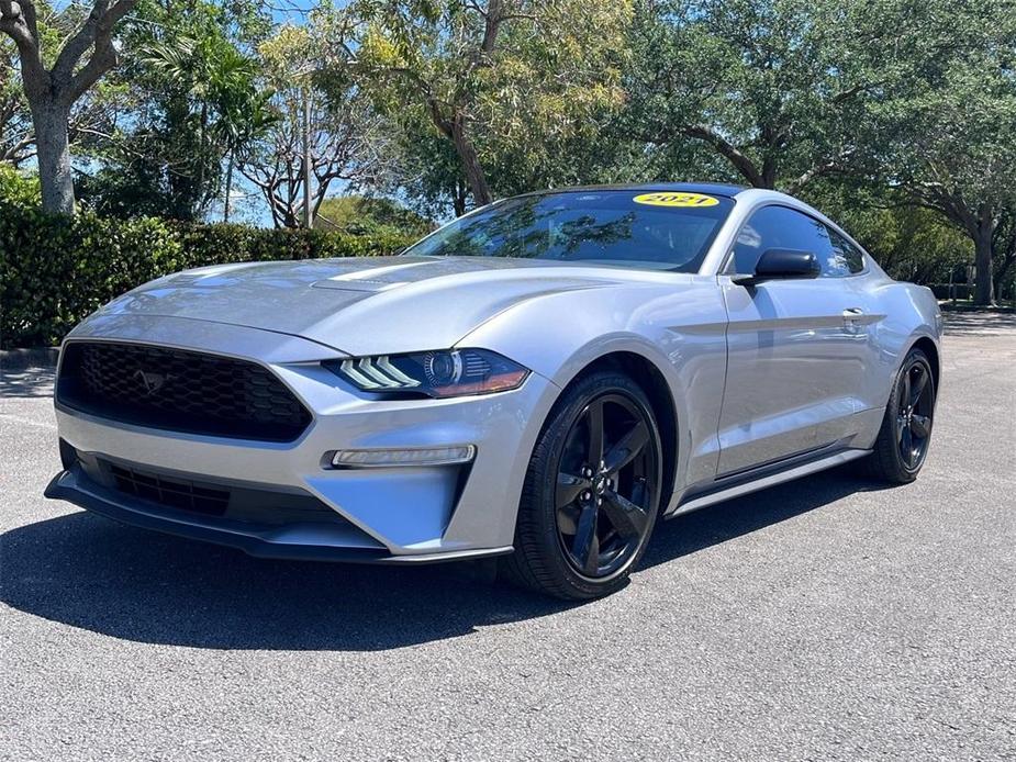 used 2021 Ford Mustang car, priced at $25,602