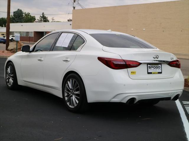 used 2018 INFINITI Q50 car, priced at $16,495