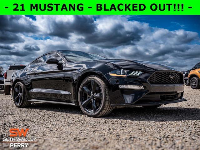 used 2021 Ford Mustang car, priced at $22,501