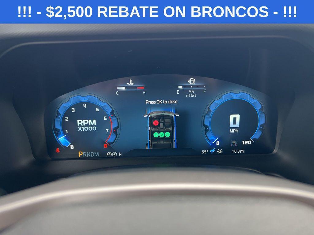 new 2025 Ford Bronco car, priced at $58,190