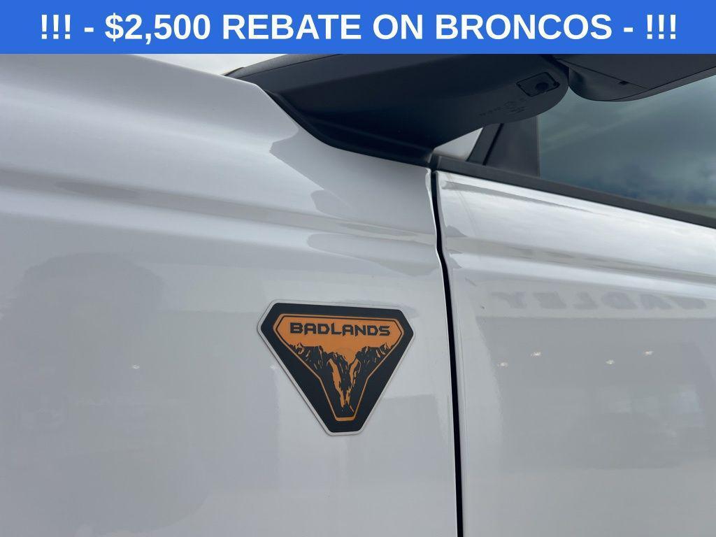 new 2025 Ford Bronco car, priced at $58,190