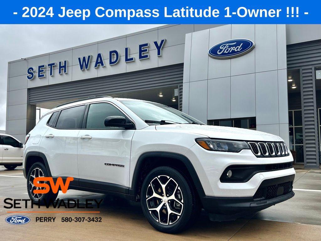 used 2024 Jeep Compass car, priced at $23,671