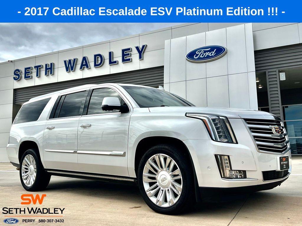 used 2017 Cadillac Escalade ESV car, priced at $28,988