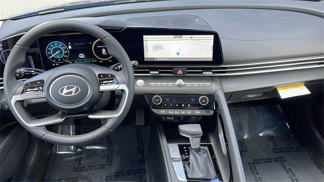 new 2024 Hyundai Elantra HEV car, priced at $30,185