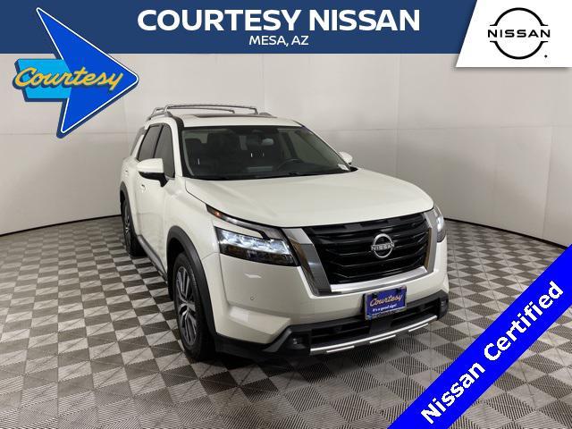 used 2022 Nissan Pathfinder car, priced at $33,000