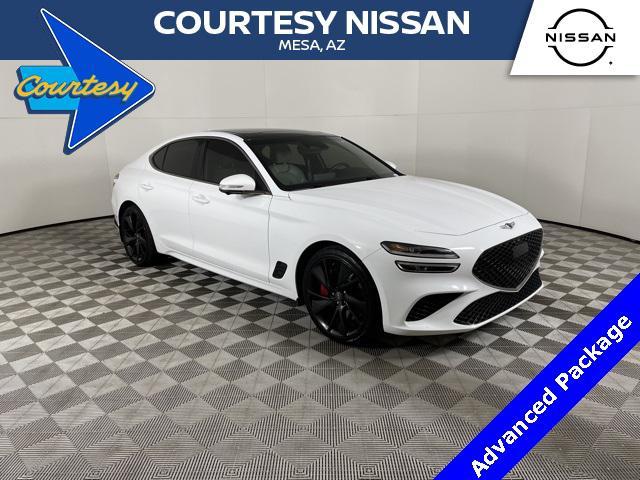 used 2022 Genesis G70 car, priced at $35,000