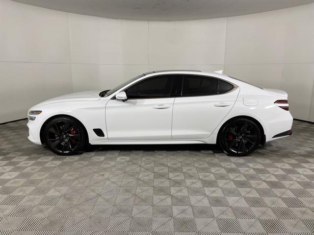 used 2022 Genesis G70 car, priced at $35,000