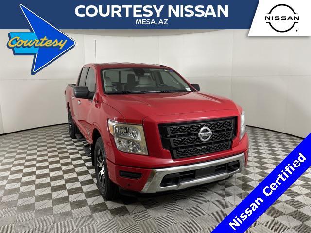 used 2021 Nissan Titan car, priced at $32,250