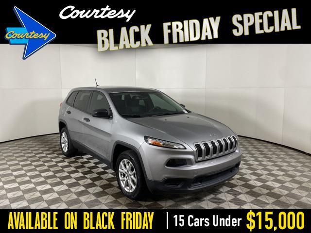 used 2015 Jeep Cherokee car, priced at $12,000