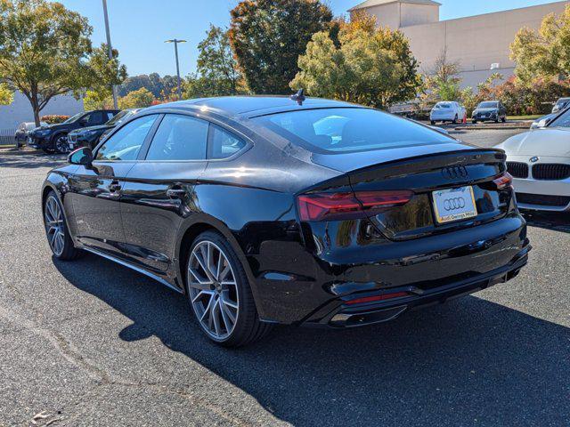 new 2025 Audi A5 Sportback car, priced at $55,253
