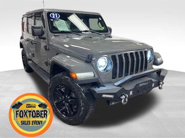 used 2021 Jeep Wrangler Unlimited car, priced at $34,995
