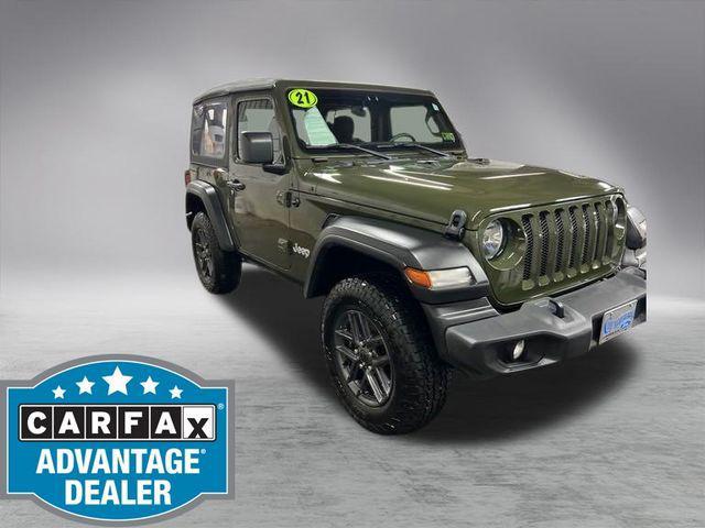 used 2021 Jeep Wrangler car, priced at $26,982