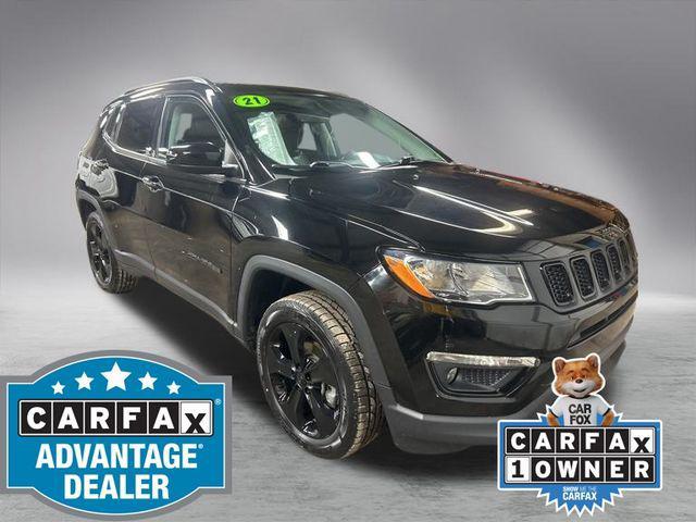 used 2021 Jeep Compass car, priced at $20,838