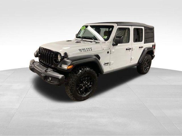 used 2022 Jeep Wrangler Unlimited car, priced at $36,778