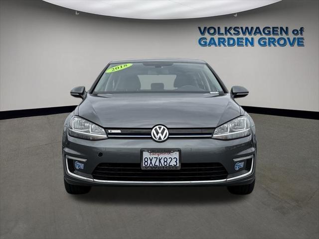 used 2018 Volkswagen e-Golf car, priced at $16,988