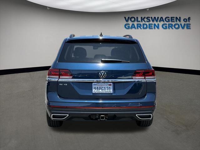 used 2022 Volkswagen Atlas car, priced at $24,056