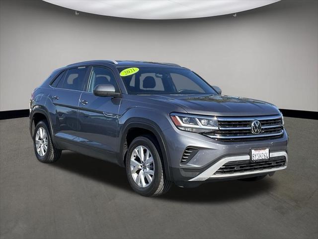 used 2021 Volkswagen Atlas Cross Sport car, priced at $20,381