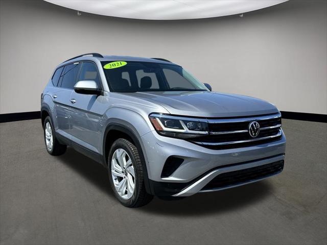 used 2021 Volkswagen Atlas car, priced at $21,367