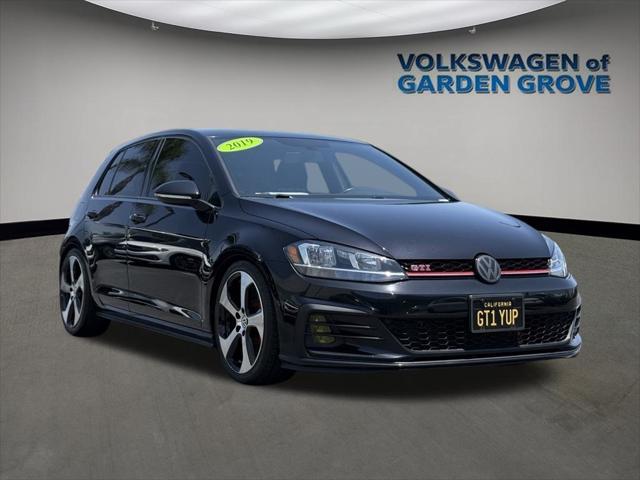used 2019 Volkswagen Golf GTI car, priced at $22,998