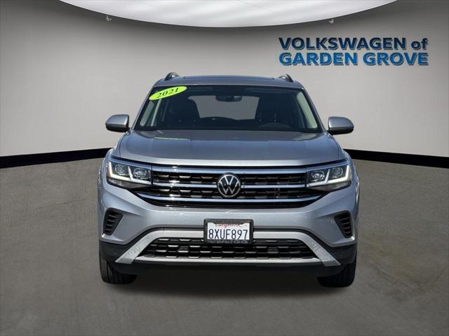 used 2021 Volkswagen Atlas car, priced at $22,884