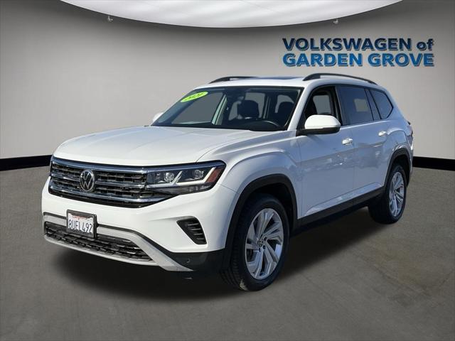 used 2021 Volkswagen Atlas car, priced at $24,658