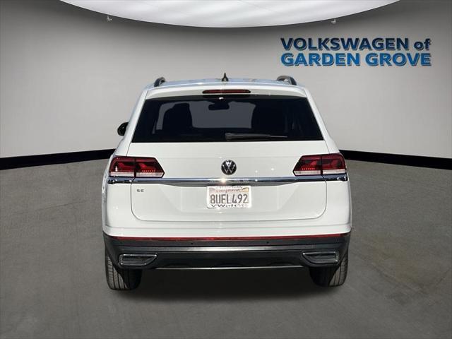 used 2021 Volkswagen Atlas car, priced at $24,658