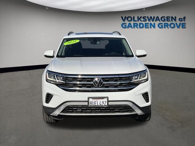 used 2021 Volkswagen Atlas car, priced at $24,658