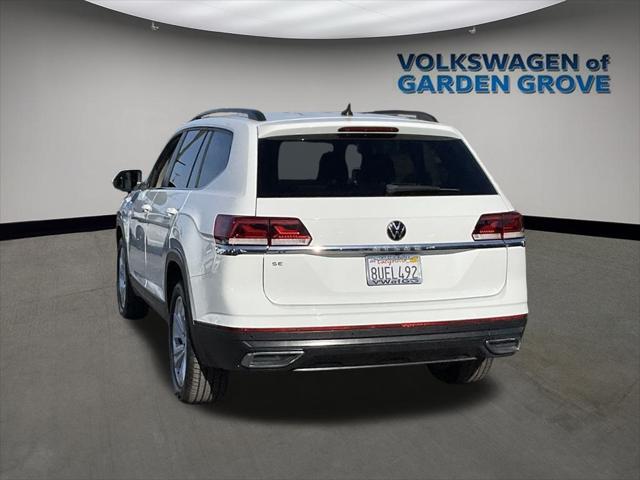 used 2021 Volkswagen Atlas car, priced at $24,658