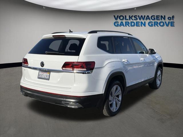 used 2021 Volkswagen Atlas car, priced at $24,658