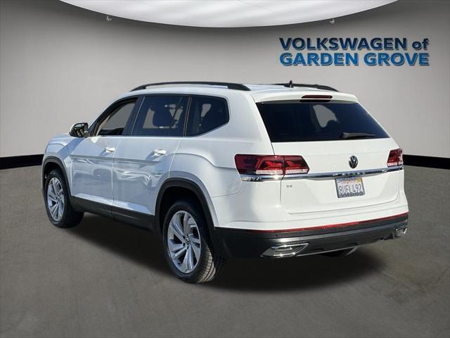 used 2021 Volkswagen Atlas car, priced at $24,658